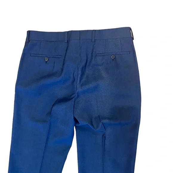 Nordstrom Savile Row 2 Piece Suit Blue 2 Button Jacket Pants 40R - Picture 7 of 14